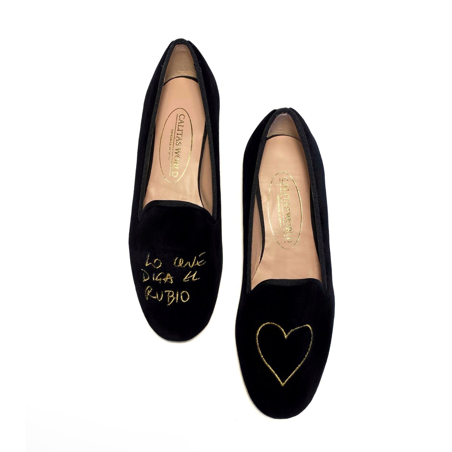 LOAFERS TERCIOPELO NEGRO,  LO QUE DIGA EL RUBIO.