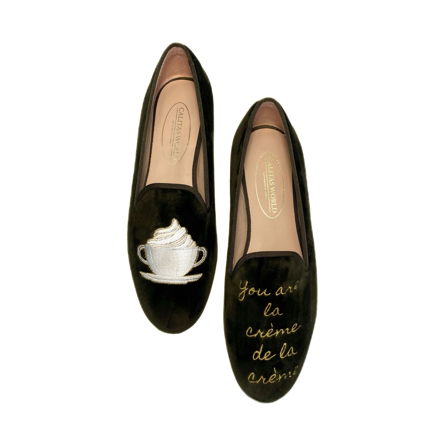 ​LOAFERS TERCIOPELO KAKI 13TX, YOU ARE LA CREME DE LA CREME