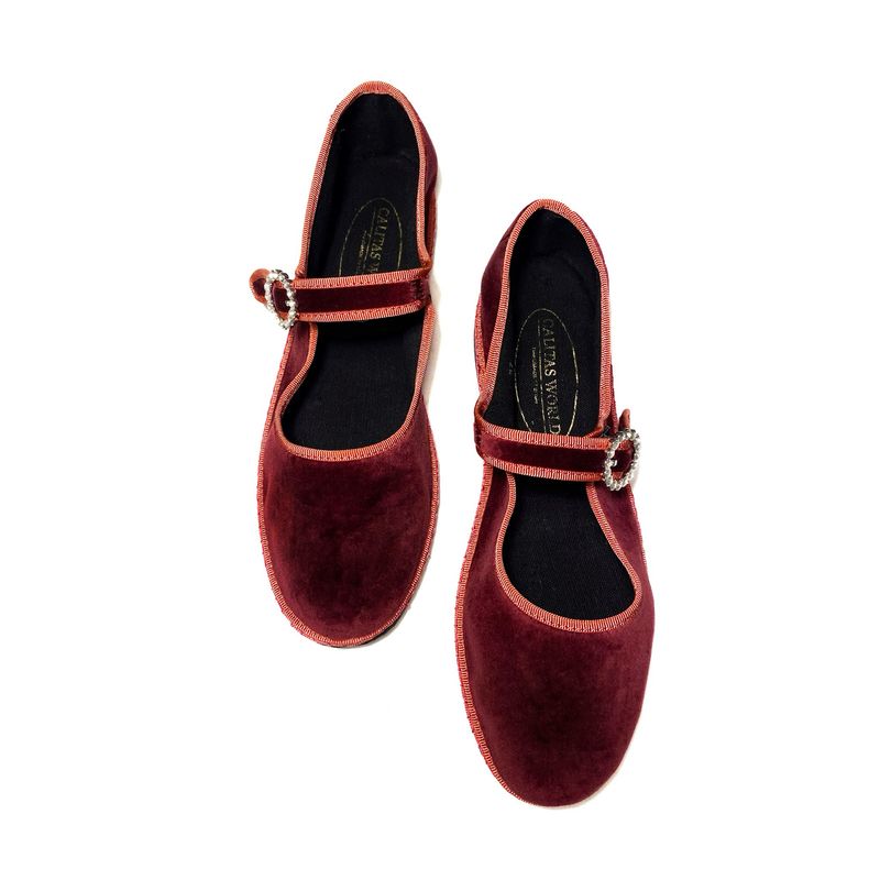 CALITAS FRIULITAS  MERCI, TERCIOPELO BURDEOS JEWEL