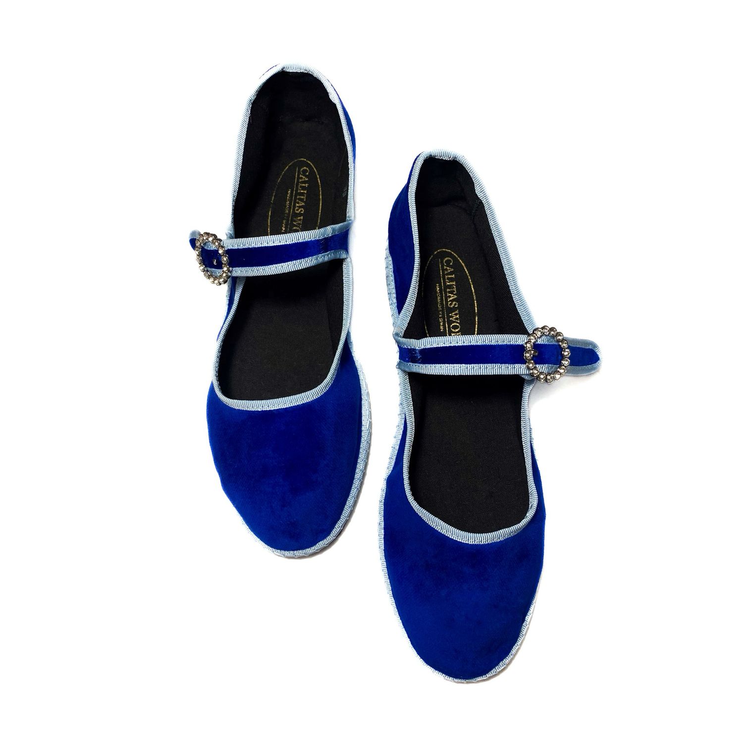 CALITAS FRIULITAS  MERCI, TERCIOPELO AZUL FRANCIA JEWEL