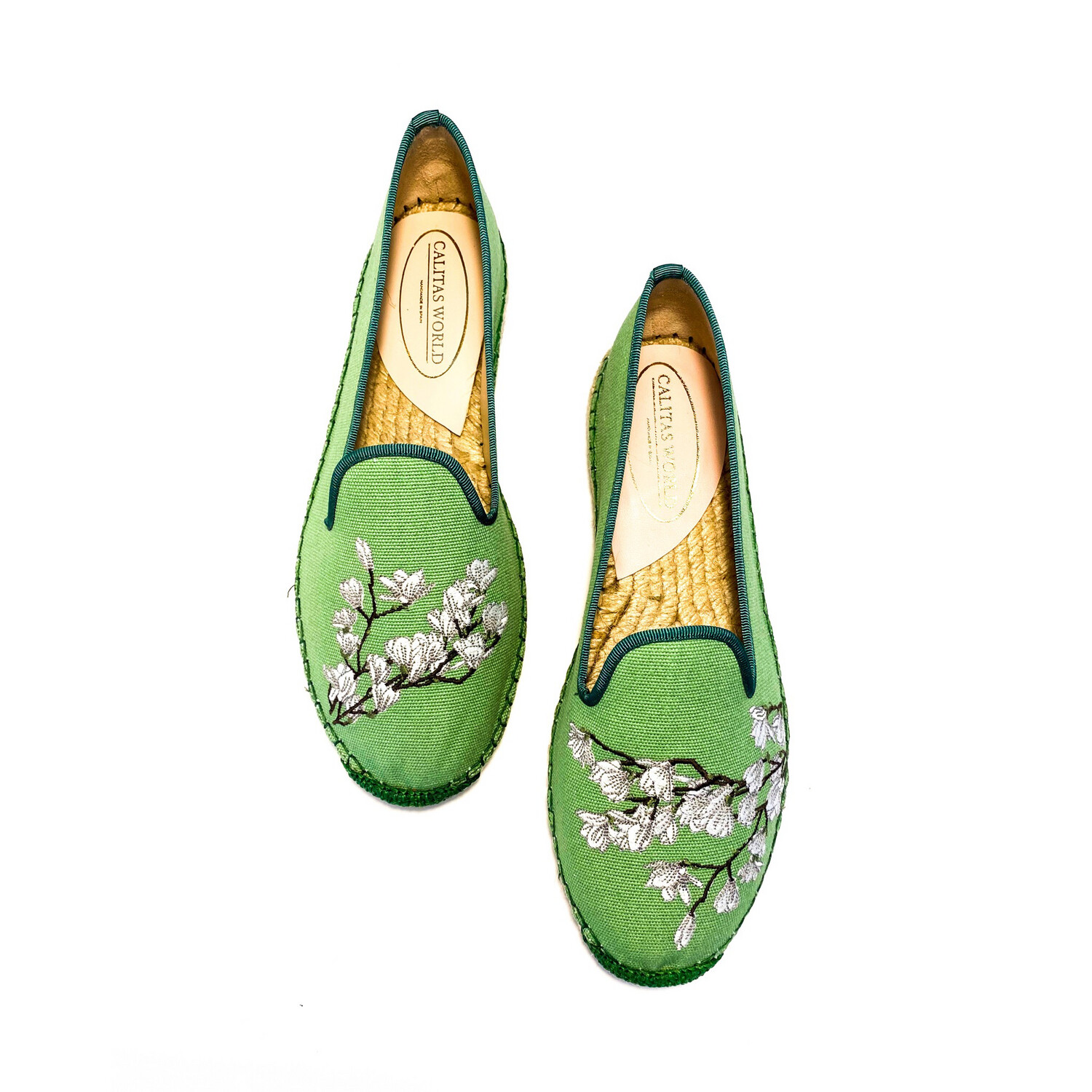 ESPADRILLES VERDE 53, WHITE BLOSSOM