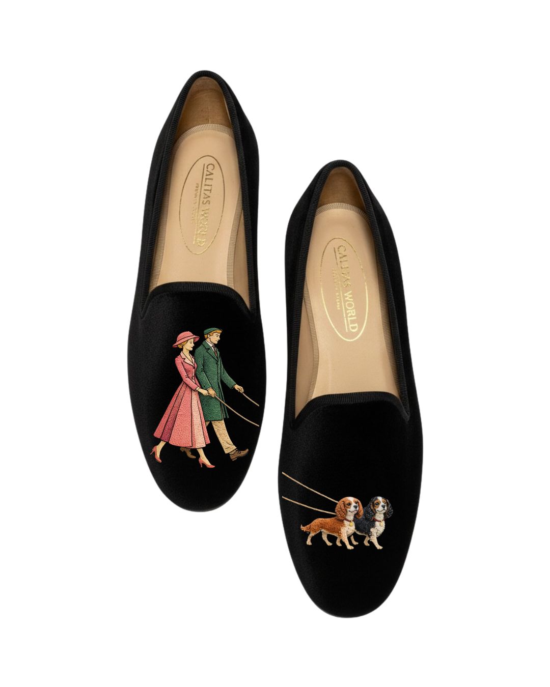 LOAFERS TERCIOPELO BLACK, CALITAS HERITAGE WALK LOAFERS TERCIOPELO BLACK, CALITAS HERITAGE WALK