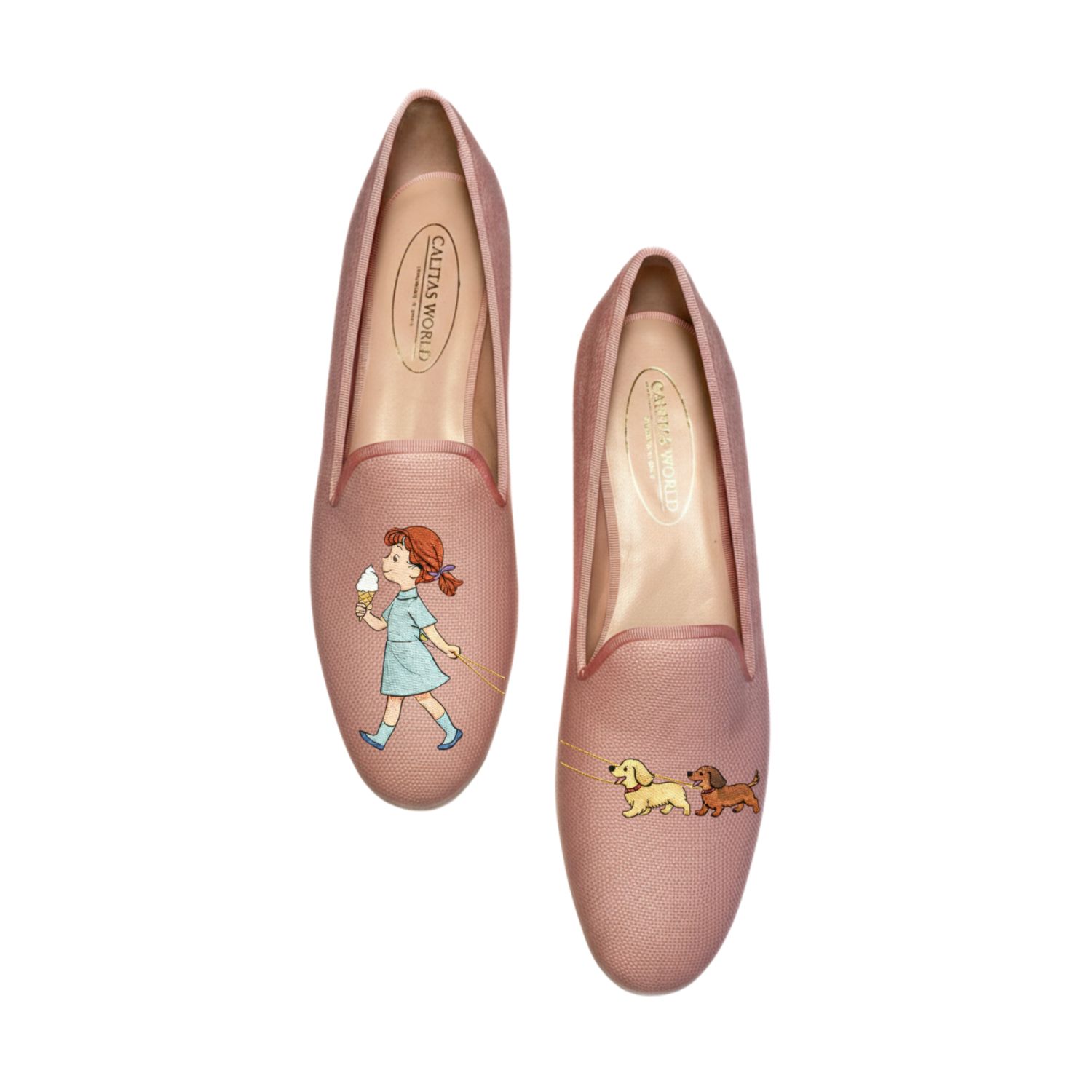 LOAFERS LINO ROSA CLARO, CALITAS HERITAGE WALK, THE LITTLE GIRL WALK LOAFERS LINO ROSA CLARO, CALITAS HERITAGE WALK, THE LITTLE GIRL WALK
