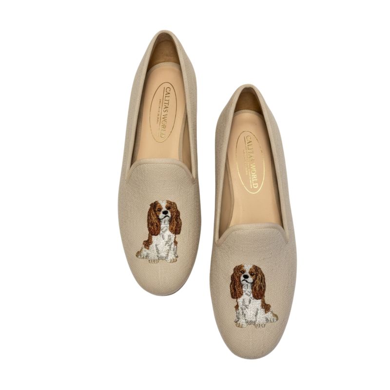 LOAFERS LINO NATURAL, CAVALIER KING CHARLES