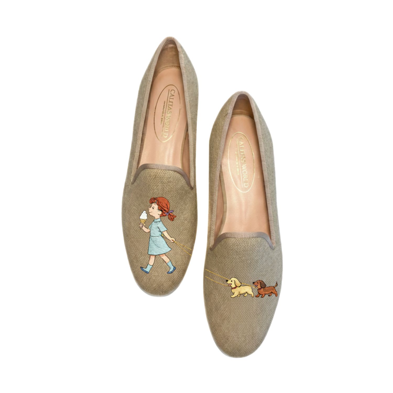 LOAFERS LINO NATURAL, CALITAS HERITAGE WALK, THE LITTLE GIRL WALK LOAFERS LINO NATURAL, CALITAS HERITAGE WALK, THE LITTLE GIRL WALK