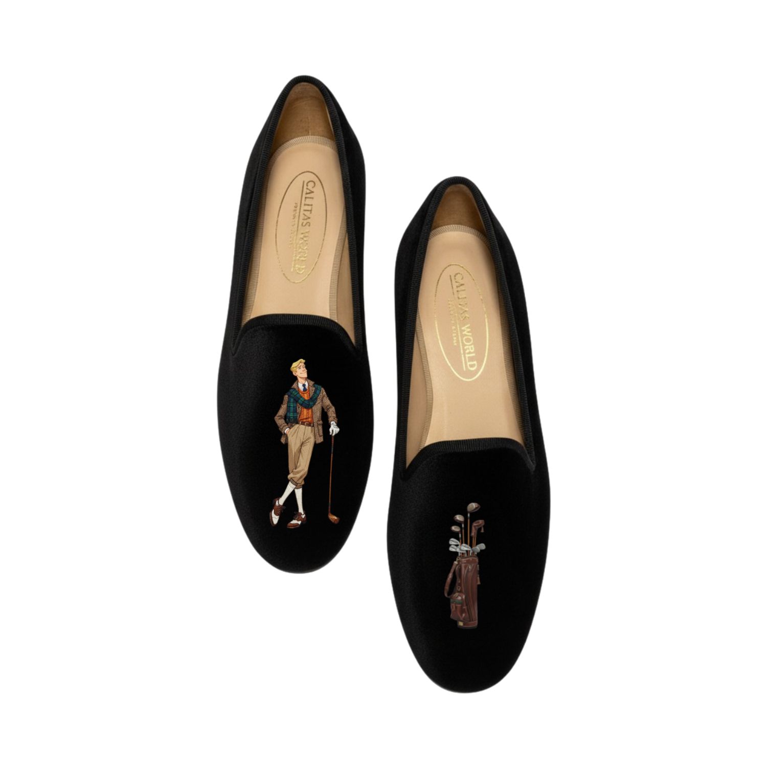 LOAFERS HOMBRE TERCIOPELO NEGRO, CALITAS HERITAGE GOLF SOCIETY LOAFERS HOMBRE TERCIOPELO NEGRO, CALITAS HERITAGE GOLF SOCIETY