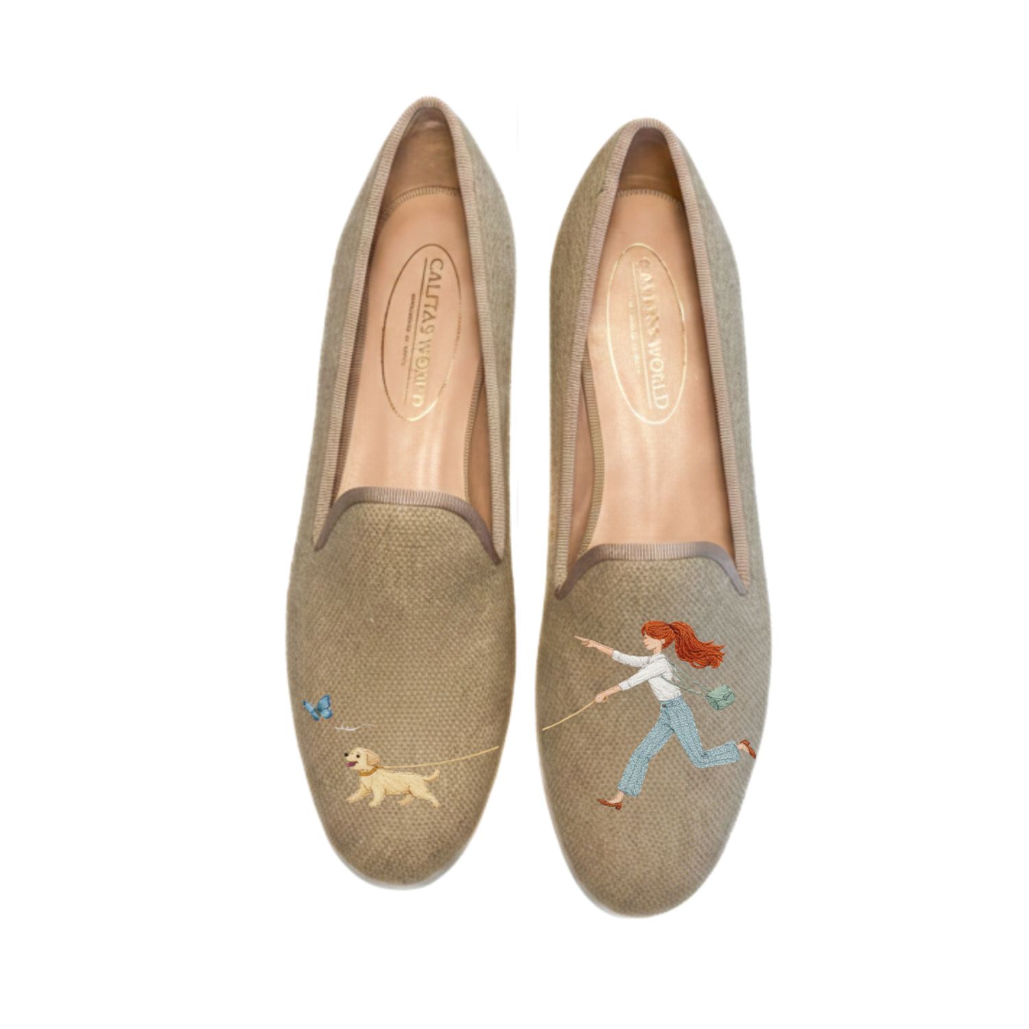 LOAFERS LINO NATURAL, CALITAS  LITTLE JOURNEY