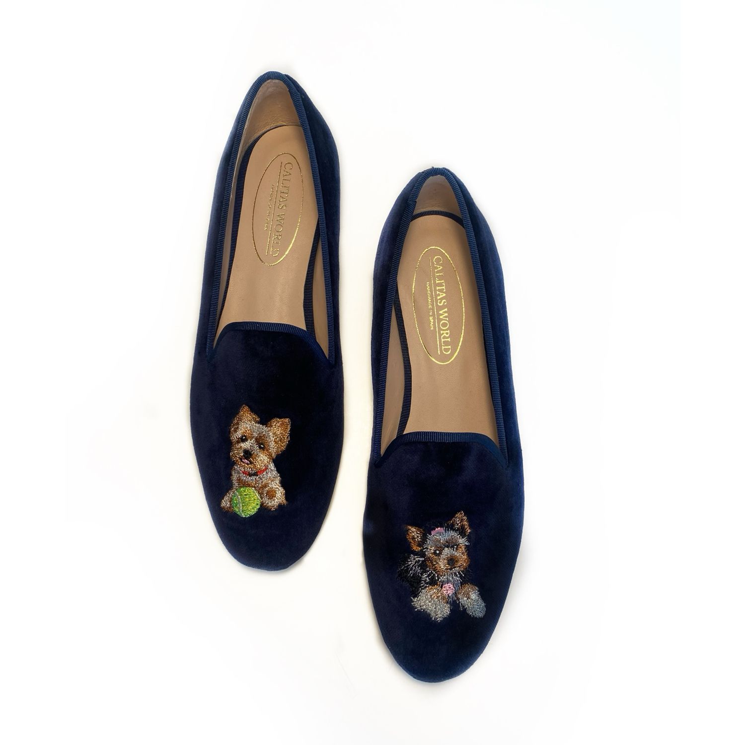 LOAFERS TERCIOPELO AZUL MARINO 9CO, YORKSHIRES