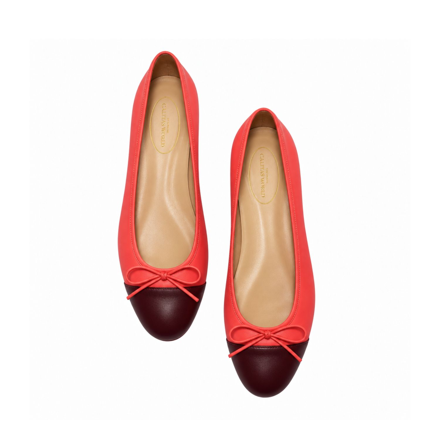 BALLERINAS FLATS, PELLE DEVIL 3106, PUNTERA BURDEOS (TUCAN 3357) BALLERINAS FLATS, PELLE DEVIL 3106, PUNTERA BURDEOS (TUCAN 3357)