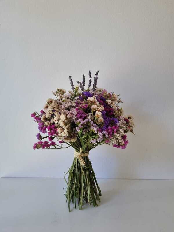 Bouquet Colorido com Flores Secas