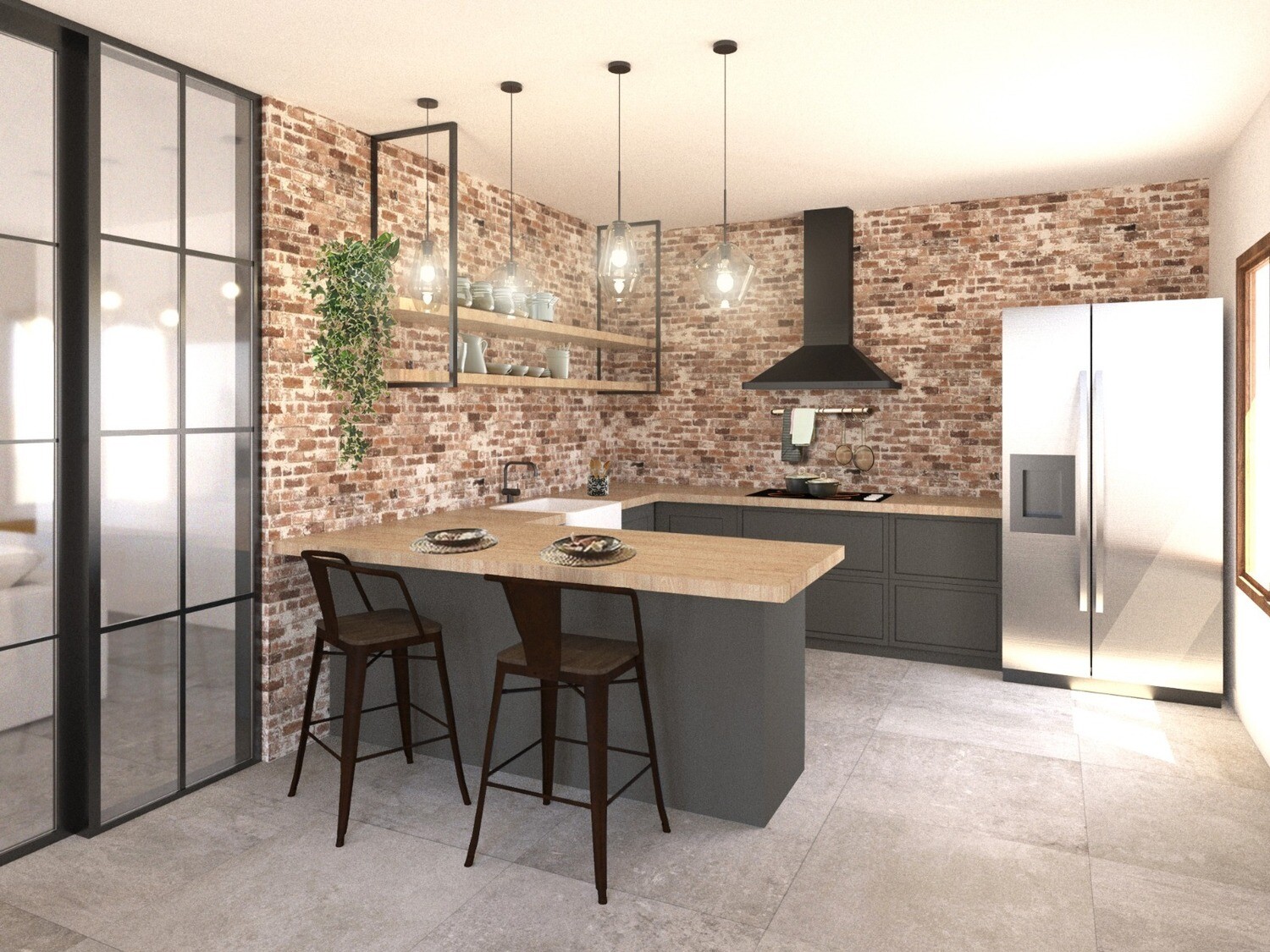 RENDERING cucine