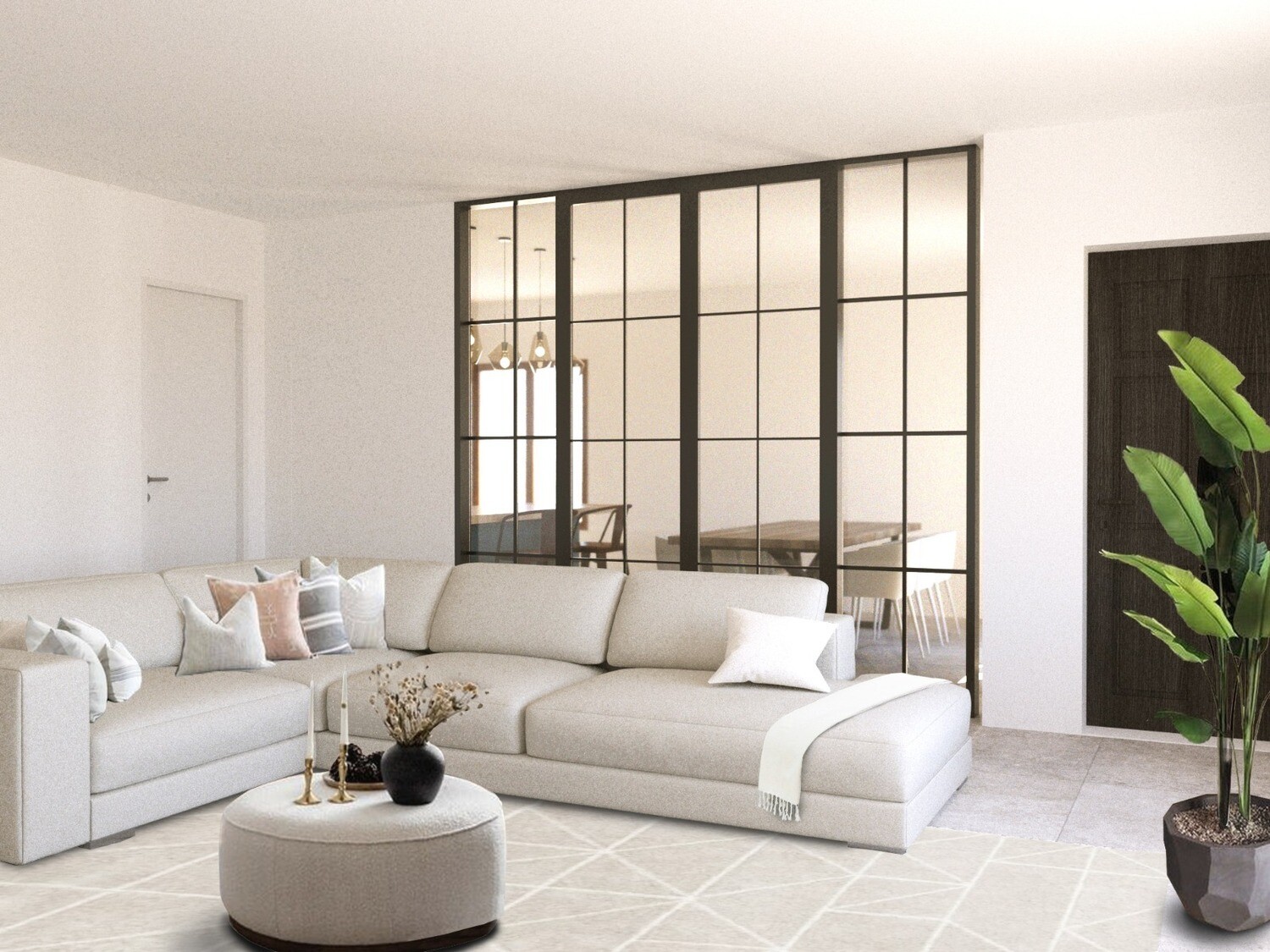 RENDERING living