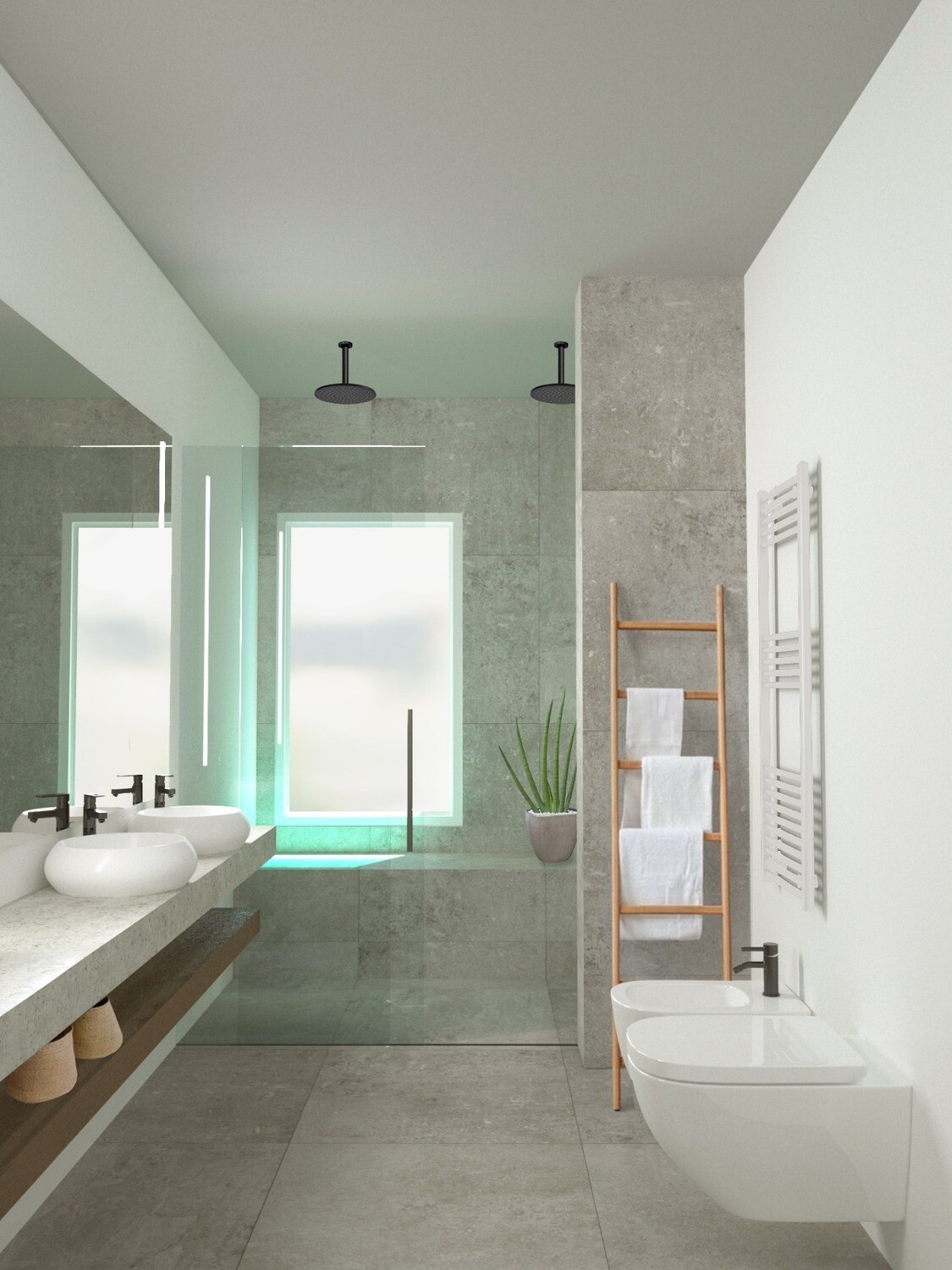 RENDERING bagni