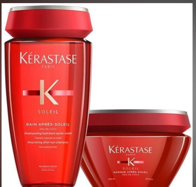 Kérastase Soleil Bain Aprés-Soleil 250ml and Masque Apres-Soleil 200ml Duo