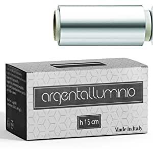 Professionale Carta Stagnola Alluminio per Colore Meches Capelli Rotolo Carta Argentata Professionale per Parrucchiere 12x130