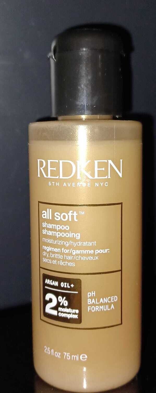 Redken All Soft Shampoo capelli secchi 75 ml