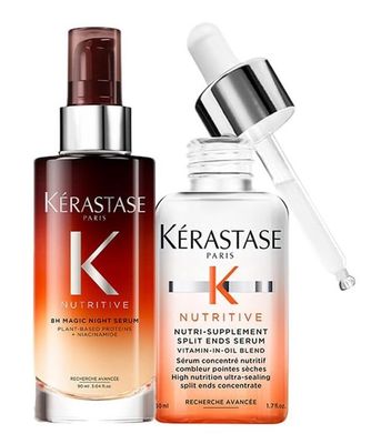 Kerastase Nutritive 8h Magic Night Serum 90ml Nutri-Supplement Split Ends Serum 50ml