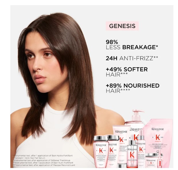 Kerastase Paris Genesis shampoo+balsamo+fluido fortificante 3pz