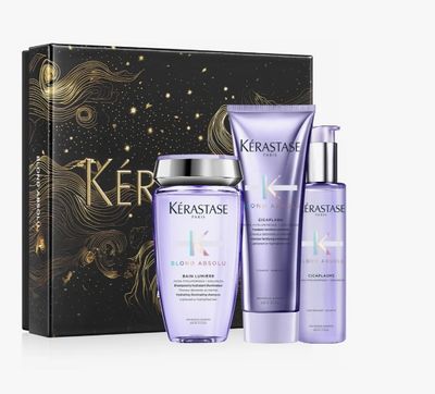 Kerastase Paris Blond Absolu shampoo+balsamo+siero 3pz