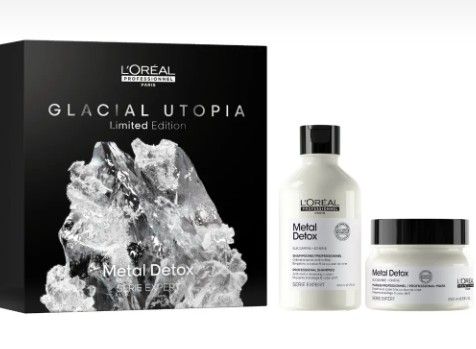 L'Oreal Professionel Glacial Utopia Limited Edition Metal Detox Duo