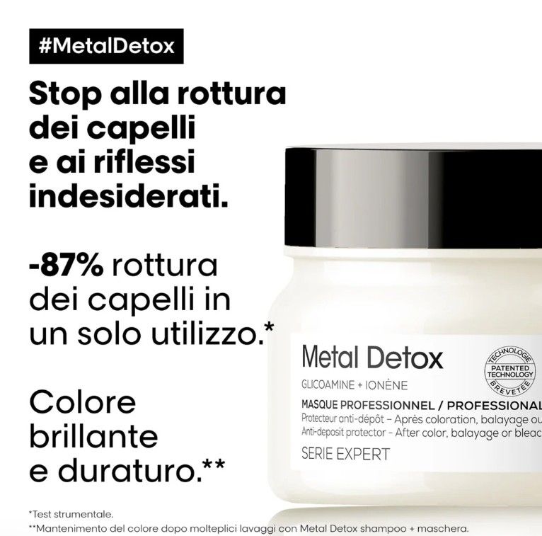 L'Oréal Professionnel Metal Detox Maschera – 250 ml
