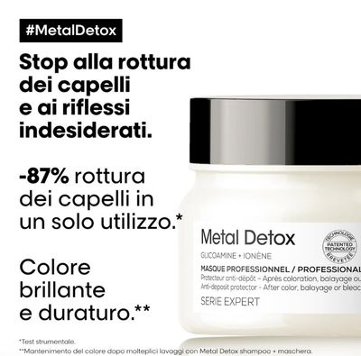 L'Oréal Professionnel Metal Detox Maschera – 250 ml