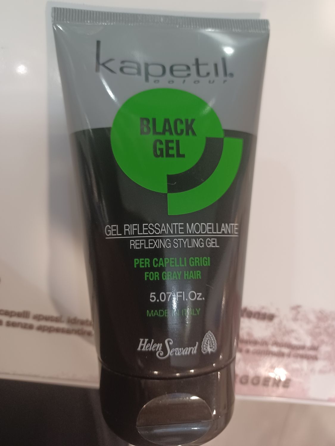 Gel per capelli nero 150 ml