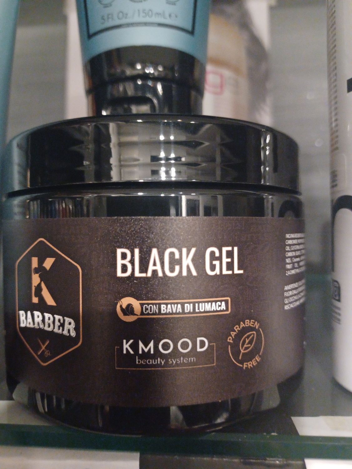 Gel per capelli nero  500 ml
