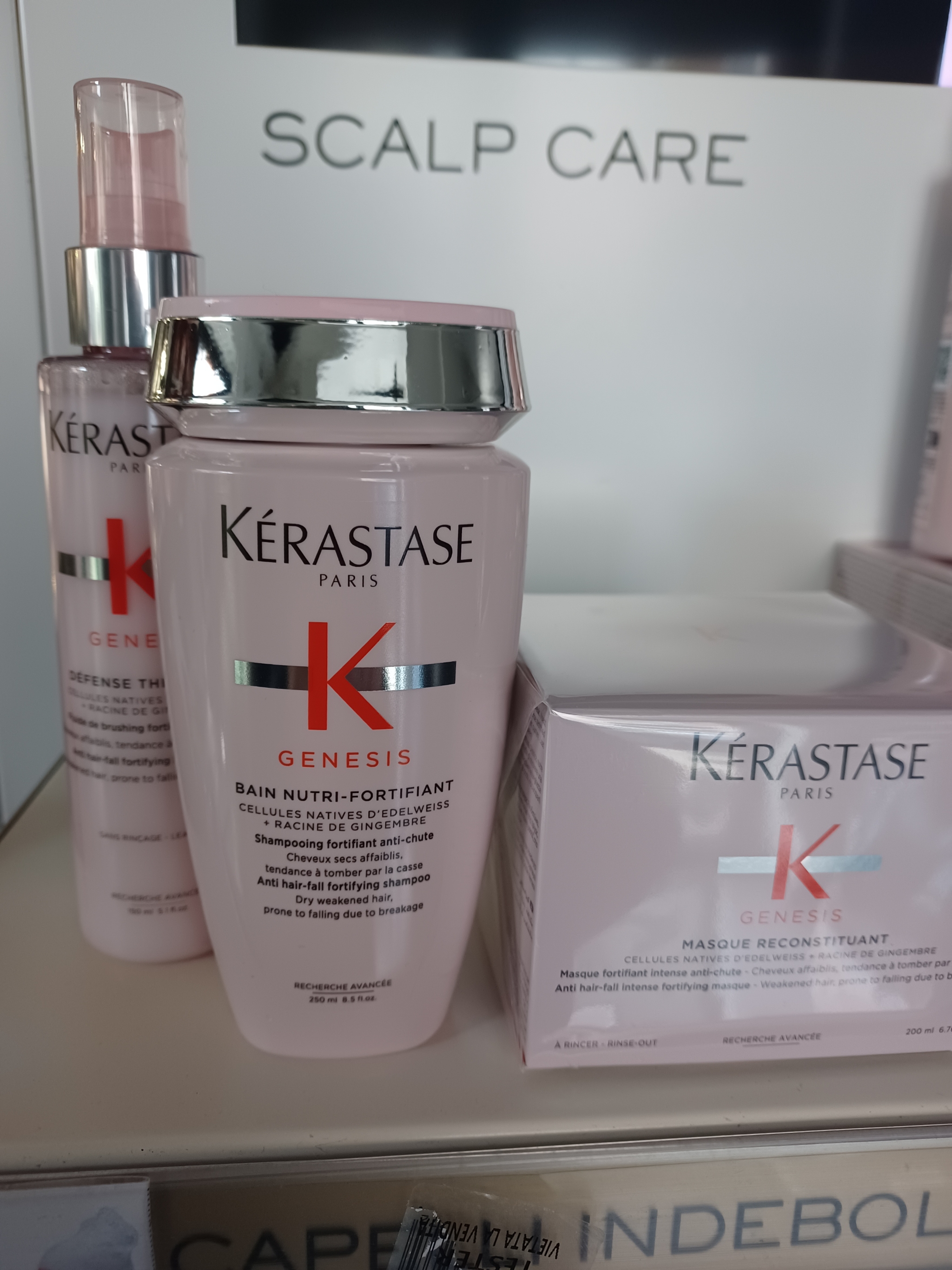 Kerastase Genesis Bain Nutri Fortifiant 250ml Masque Reconstituant 200ml Defense Thermique 150ml