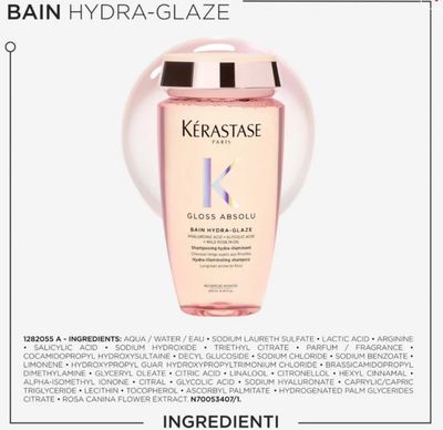 KÉRASTASE - GLOSS ABSOLU - BAIN HYDRA-GLAZE KÉRASTASE - GLOSS ABSOLU - BAIN HYDRA-GLAZE
