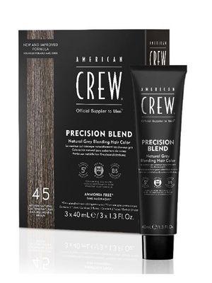 Nuance Castano Medio, Castano Chiaro.
Formula senza ammoniaca basata sull'esclusiva tecnologia American Crew.