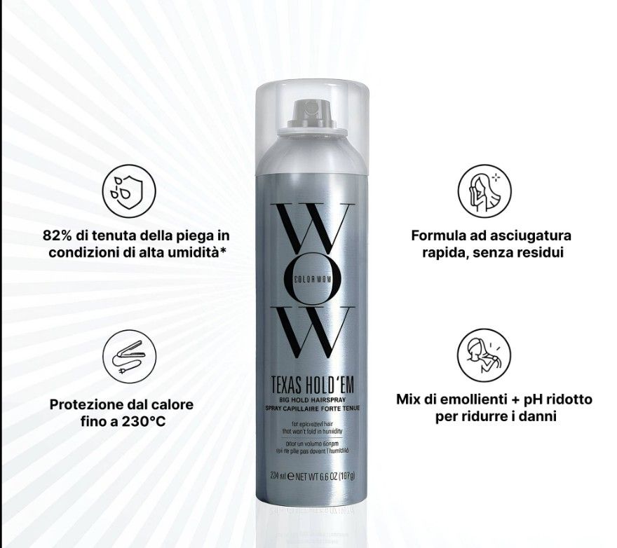 Color wow Texas Hold'Em Big Hold Harispray 234ml Color wow Texas Hold'Em Big Hold Harispray 234ml