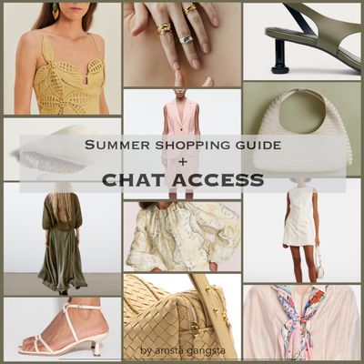 Summer Shopping Guide + Chat Access