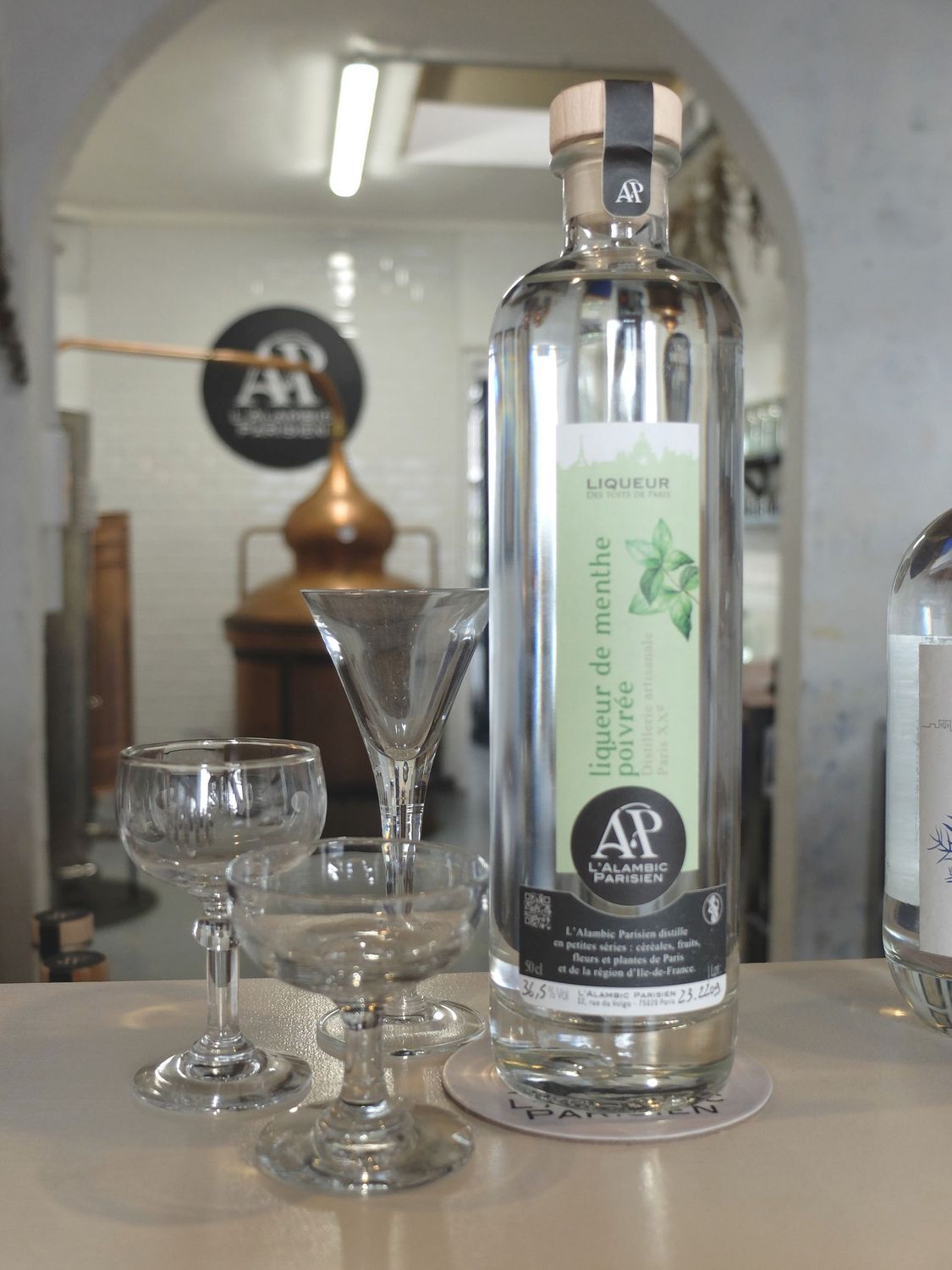 MENTHE POIVRE - liqueur des toits de Paris