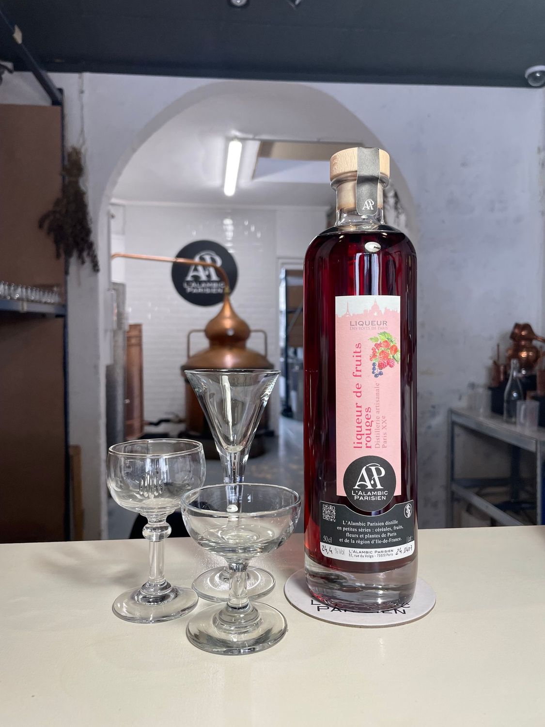 FRUITS ROUGES - liqueur des toits de Paris