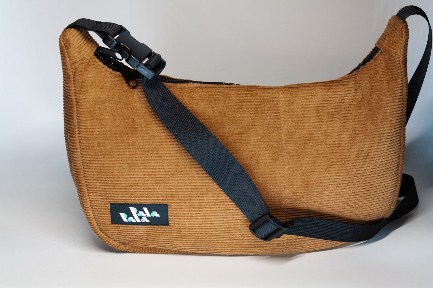 Crossbodybag Big "cord-camel"