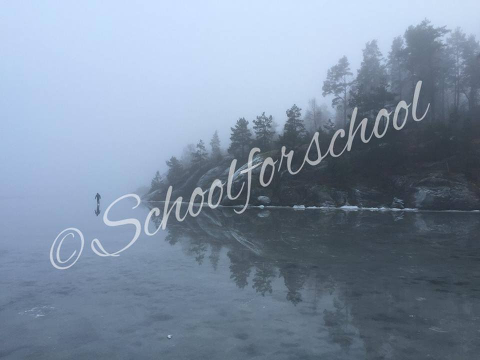 Ulvön by winter