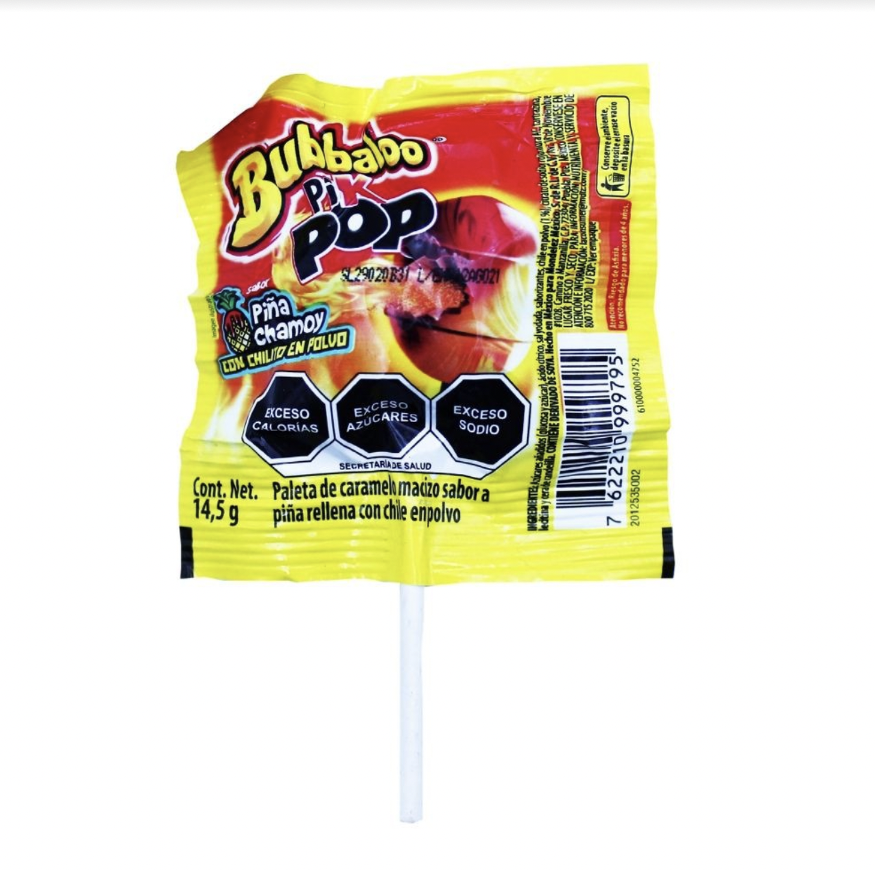 Bubbaloo Pik Pop Piña