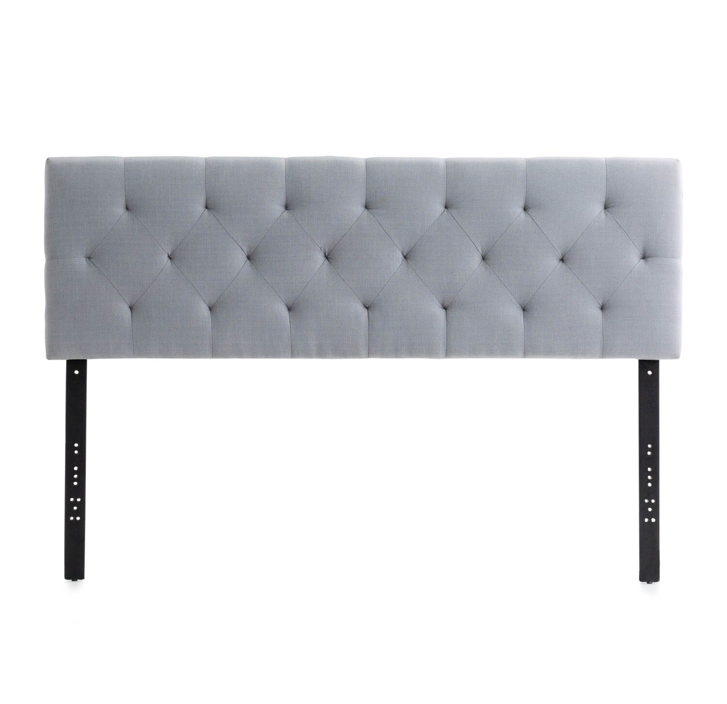 Reed Upholstered Headboard Twin Blue Gray