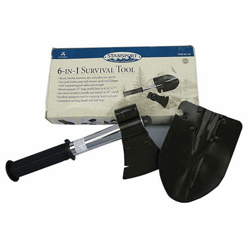 6 en 1 Pala plegable / Multitool Stansport®