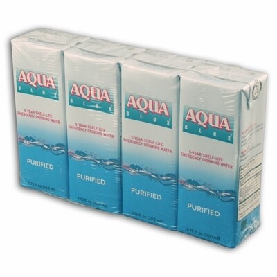 Agua de emergencia Aqua Blox 6.75 onz (paquete de 8)