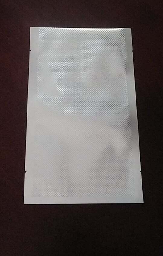 Bolsa Mylar texturizada para sellado al vacío (Vacuum Sealer bag) 8&quot; x 12&quot;