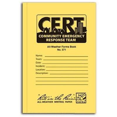 CERT all weather forms book