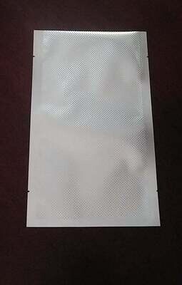 Bolsa Mylar texturizada para sellado al vacío (Vacuum Sealer bag) 11&quot; x 14&quot;
