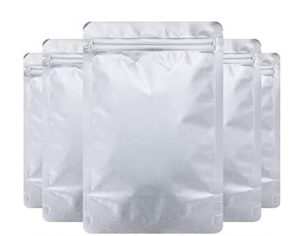 Bolsa Mylar, Ziplock 6&quot; x 8.5&quot; x 3&quot; (alta)
