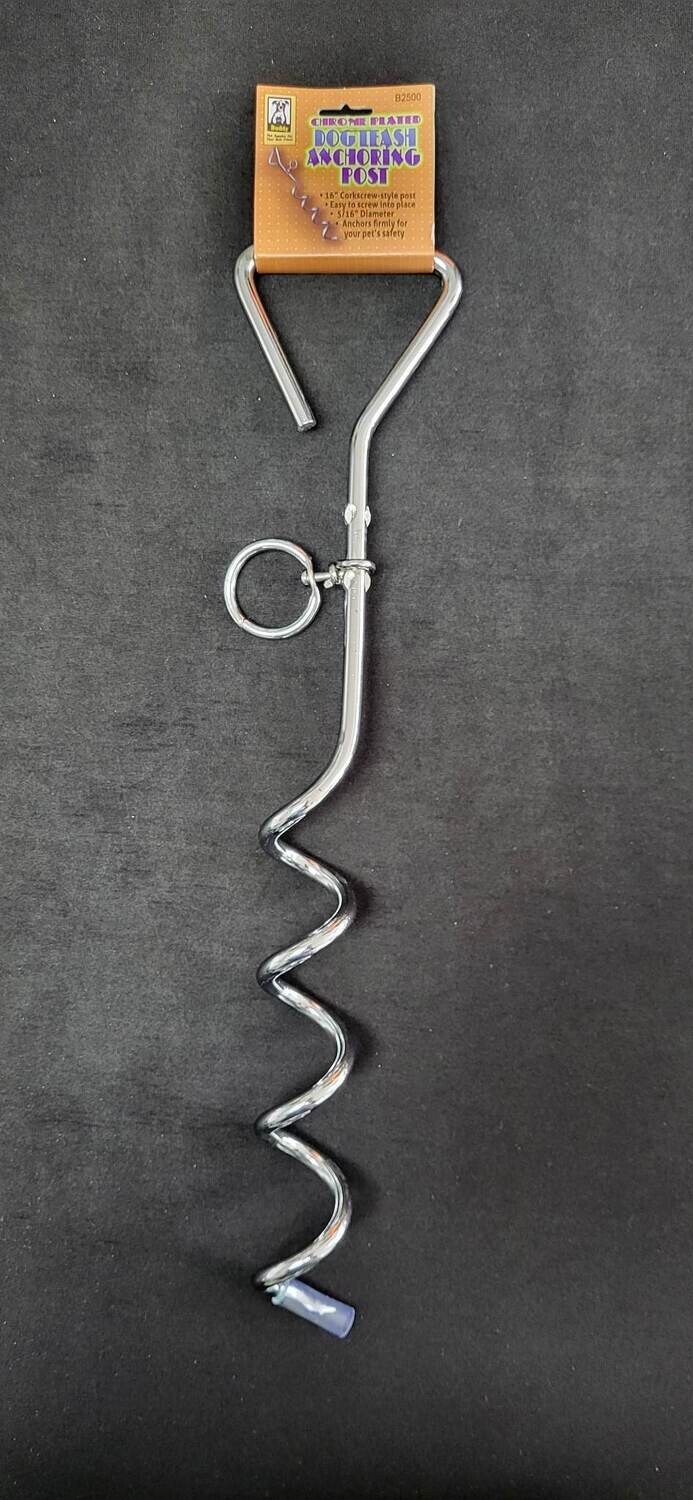 Dog Leash Anchoring Post de 16&#39; x 5/6&quot;
