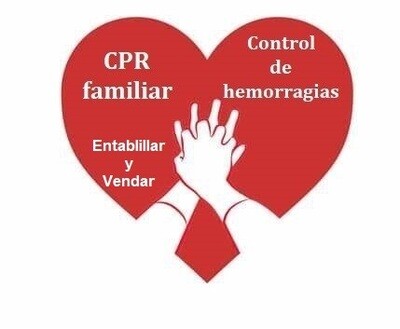 CPR familiar, Control de Hemorragias, Entablillamiento y Vendaje, sabado 22 de junio de
9:00am-12:00pm