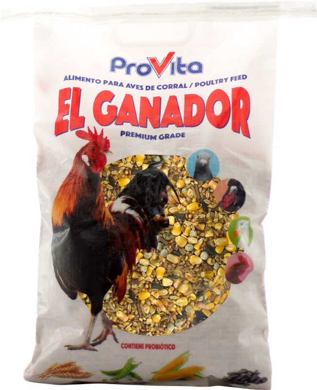 Alimento para Aves de Corral, El Ganador saco de 40 libras