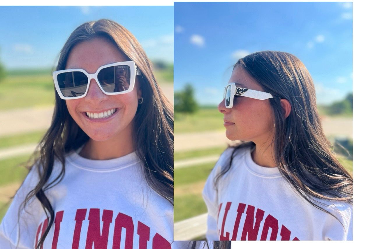 Sunglasses - White Gucci