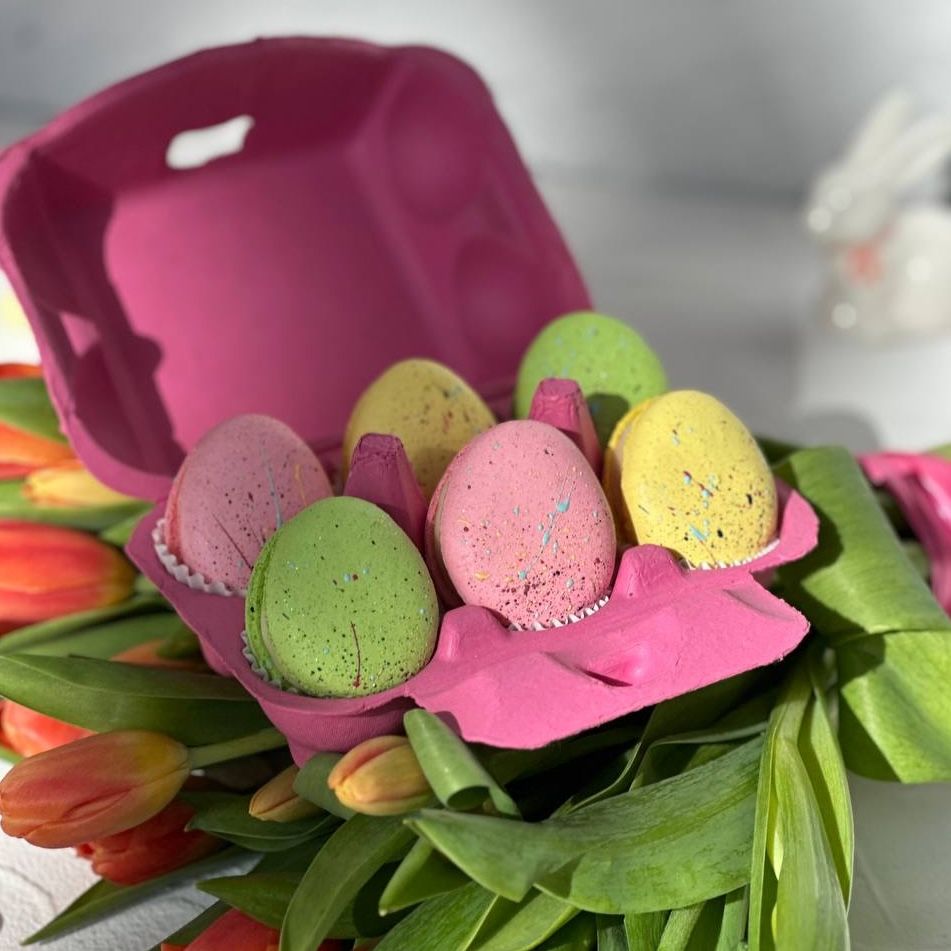 Easter Macaron Eggs Collection (6pcs)